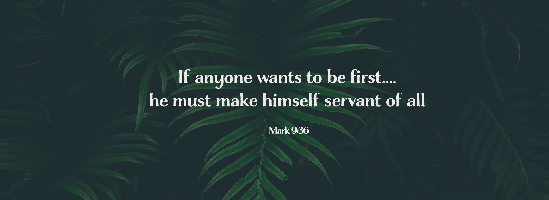 Mark 9:36